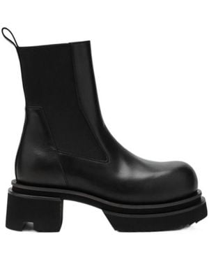 Rick Owens Beatle Gabe Leather Chelsea Boots - Black
