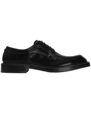 Dolce & Gabbana Lace-Up Derby Shoes - Black