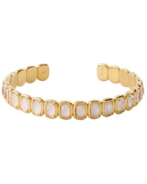Ivi Crystal Cuff Bracelet - Metallic