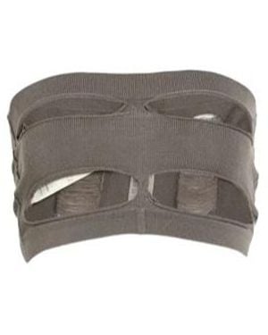 Rick Owens Strapless Top - Grey