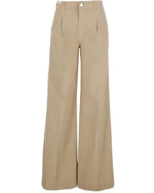 Pt Pantaloni Pt Torino Poppy Wide-Leg Pants - Natural