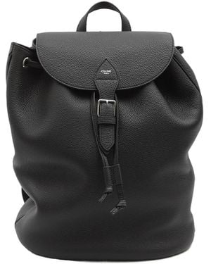 Celine Large Backpack Folco - Black