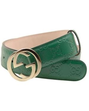 Gucci Signature Belt - Green