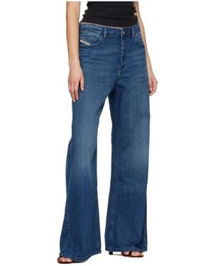 DIESEL Belt Loop Jeans - Blue