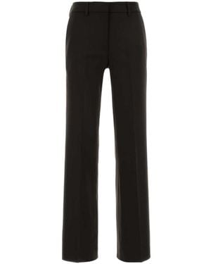 Pt Pantaloni Pt Torino Jodie Straight-Leg Pants - Black