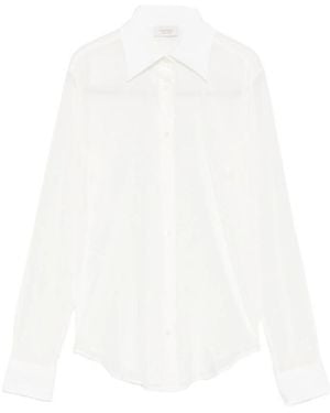 Mazzarelli Long Sleeve Shirt - White