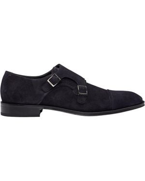 BOSS Solid Color Loafers - Blue