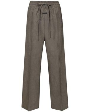 Fear Of God Wide-Leg Drawstring Trousers - Grey