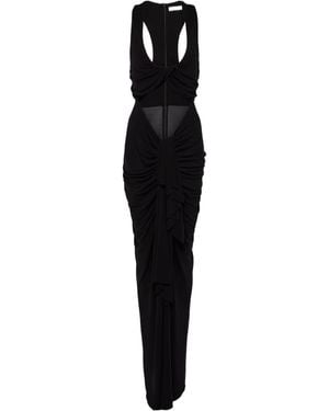 Christopher Esber Vivenda Cutout Jersey Maxi Dress - Black