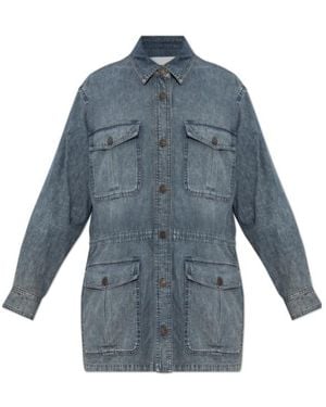 Isabel Marant Isabel Marant Étoile Buttoned Denim Jacket - Blue