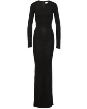 Alex Perry Asymmetric Jersey Maxi Dress - Black