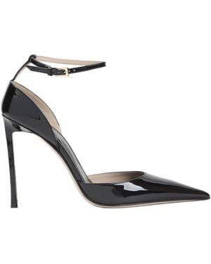 Tom Ford Buckle Strap Pointed Toe Pumps - Metallic