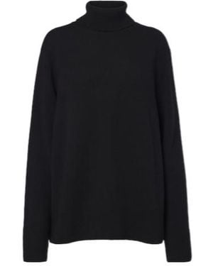 The Row Stepny Wool And Cashmere Turtleneck Sweater - Black