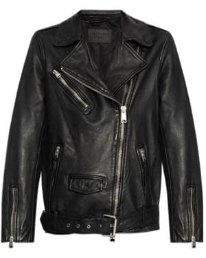 AllSaints Classic Biker Jacket - Black