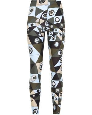 PUCCI Pucci Geometric Print Slim Pants - Black
