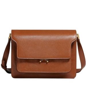 Marni Soft Trunk Medium Shoulder Bag - Brown