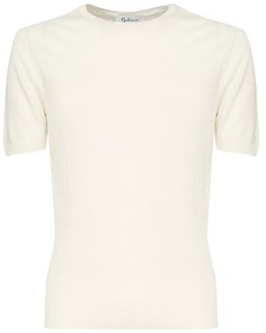 Giuliano Galiano Soft Knit T-Shirt - White