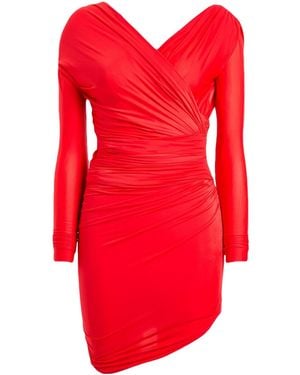 Balenciaga Asymmetrical Dress - Red