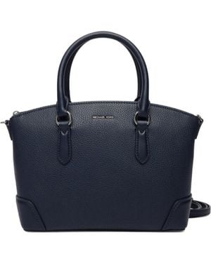 Michael Kors Md Ew Dome Satchel Shoulder Bag - Blue