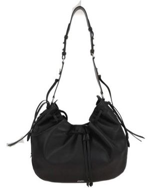 Isabel Marant Drawstring Hobo Bag - Black