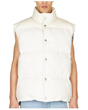 Bottega Veneta Buttoned Padded Gilet - White