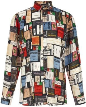 Moschino 'Labels' Shirt - White