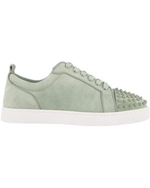 Christian Louboutin Louis Junior Spikes Trainers - Green