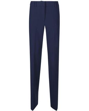 Michael Kors Straight-Leg Tailored Pants - Blue