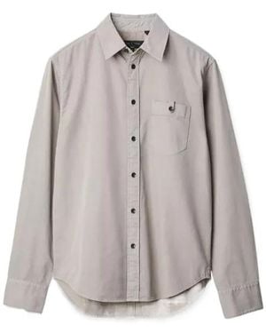 Rag & Bone Long-Sleeve Pocket Shirt - Gray