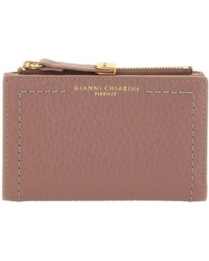 Gianni Chiarini Bubble Zip Card Wallet - Purple