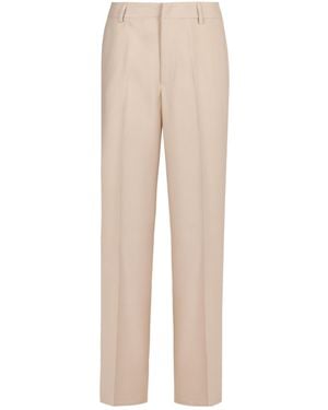 PT01 Pt Torino Straight Leg Dress Trousers - Natural