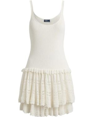 Polo Ralph Lauren Tiered Day Dress - White