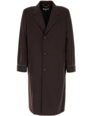 Maison Margiela Single-Breasted Coat - Black