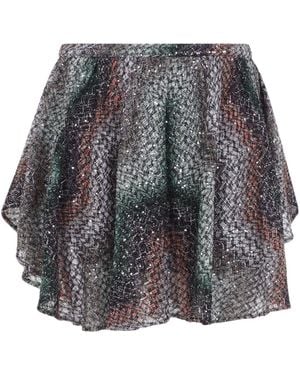 Missoni Caperdoni Draped Mini Skirt - Grey