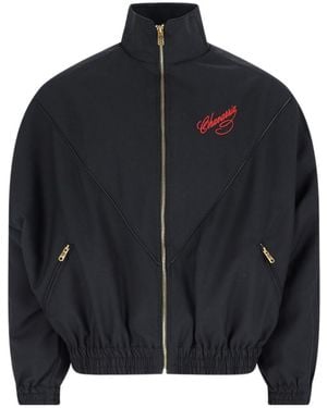 Willy Chavarria Ruff Rider Bomber Jacket - Black