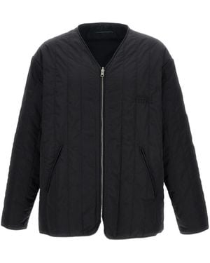 MM6 by Maison Margiela Reversible Zip-Up Padded Jacket - Black