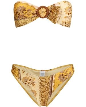 Zimmermann Lucky Bamboo Ring Bikini - Metallic