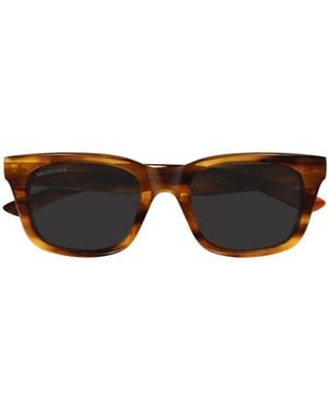 Balenciaga Eyewear Rectangular Frame Sunglassses - Multicolour