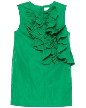 P.A.R.O.S.H. Pimpy Mini Dress - Green
