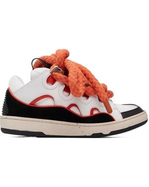 Lanvin Round-Toe Sneakers - Red