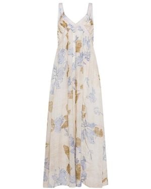Seventy Printed Dress - White