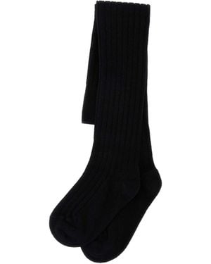 Prada Stretch Long Socks - Black