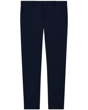 Giorgio Armani Flat-Front Classic Pants - Blue