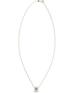 Aliita Ghost Pendant Necklace - White