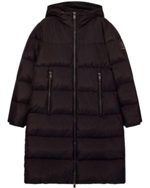 ARMANI EXCHANGE Hooded Padded Parka Coat - Black