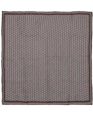 Brunello Cucinelli Pattern Scarf - Gray