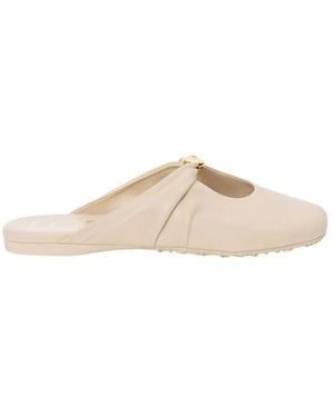 Loewe Pebble Soft Mule - Natural