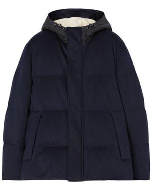 Loro Piana Snow Wander Pilot Down Jacket - Blue