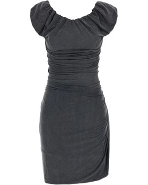 Vivienne Westwood Mini Ginnie Amber Jersey Dress - Black