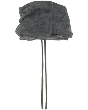 Ann Demeulemeester Gathered-Detail Neck Scarf - Black